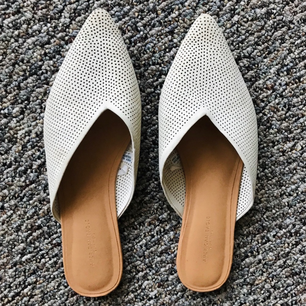 Pointed Toe Mule Flat